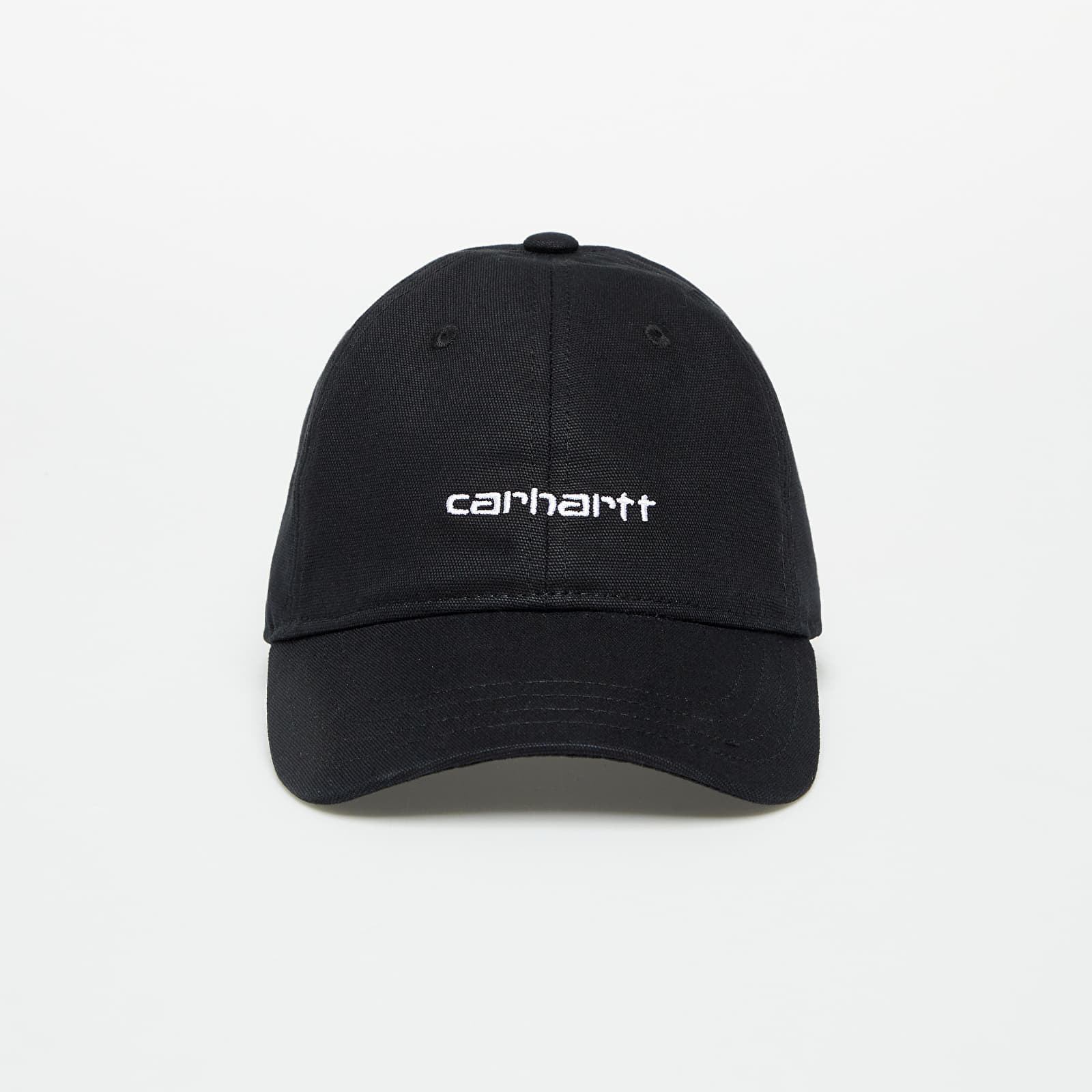 Kape Carhartt WIP Canvas Script Cap Black