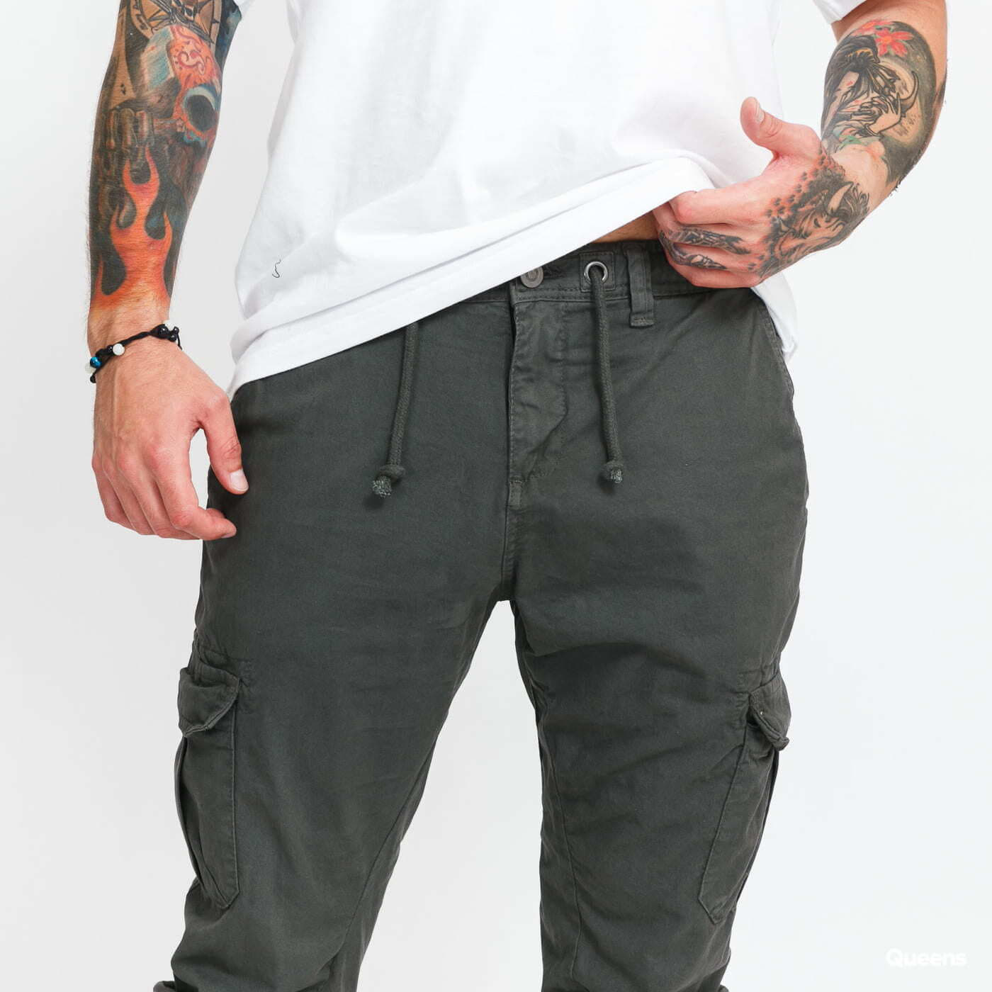 Cargo Hosen Urban Classics Cargo Jogging Pants Grey