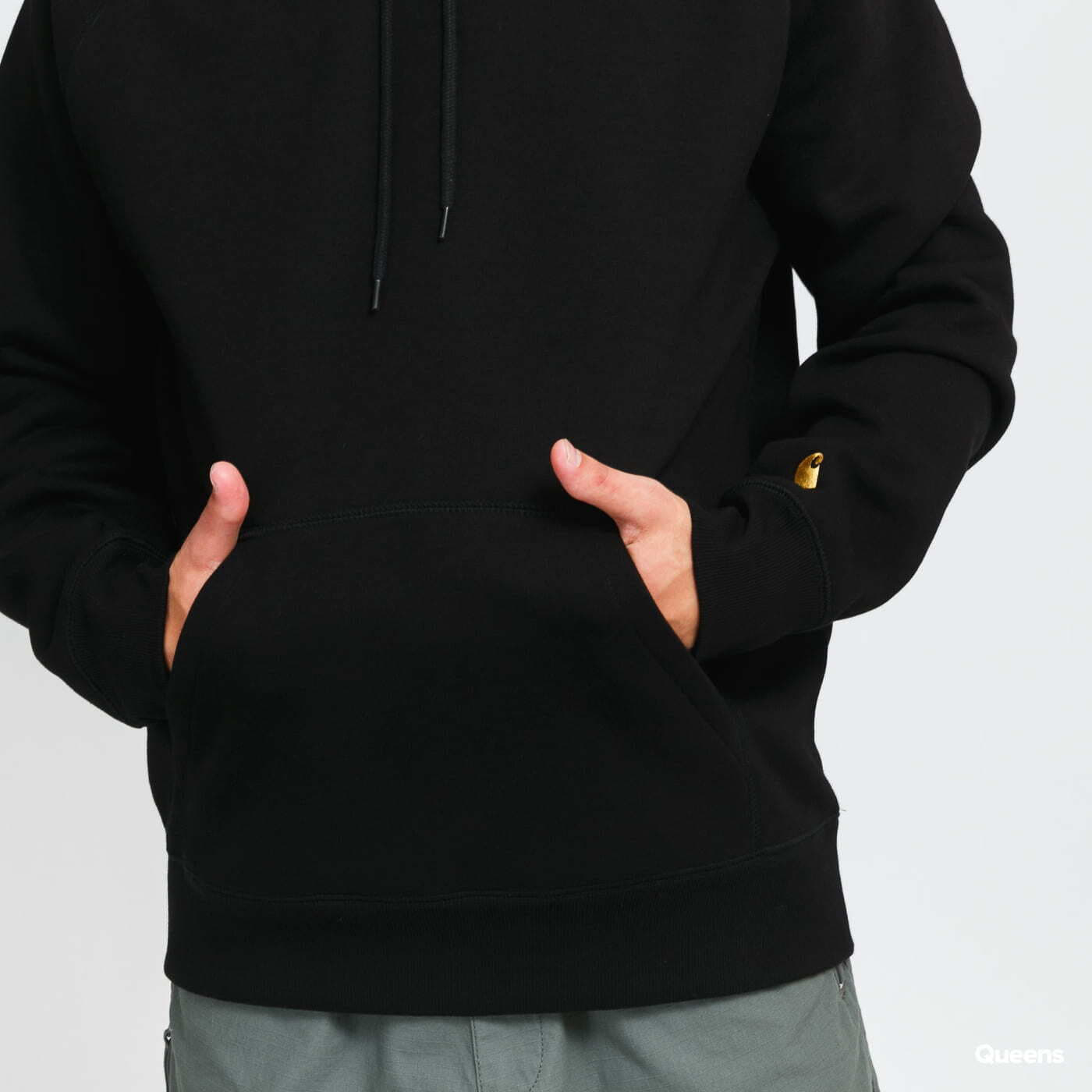 Hættetrøjer og sweatshirts Carhartt WIP Hooded Chase Sweat Black/ Gold