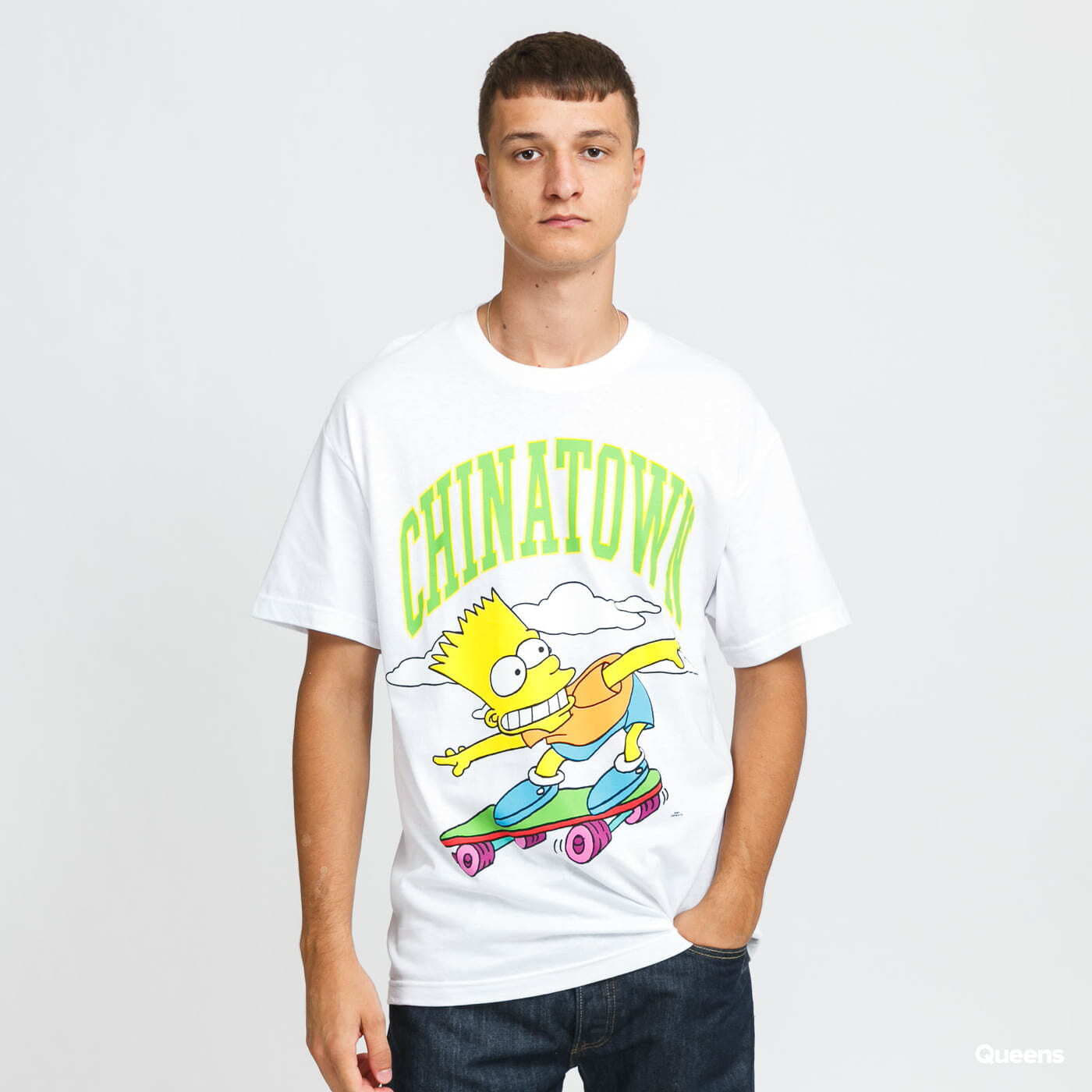 T-shirts Market The Simpsons Cowabunga Arc Tee White