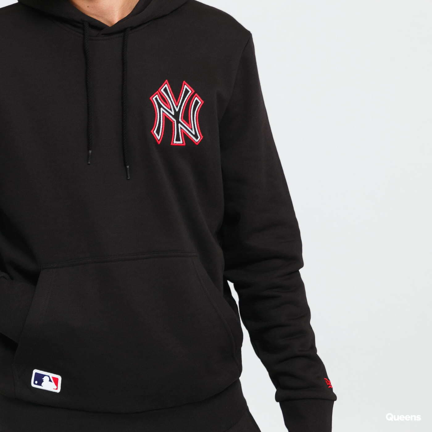 Kapuutsikud ja kampsunid New Era MLB Chain Stitch PO Hoody NY Black