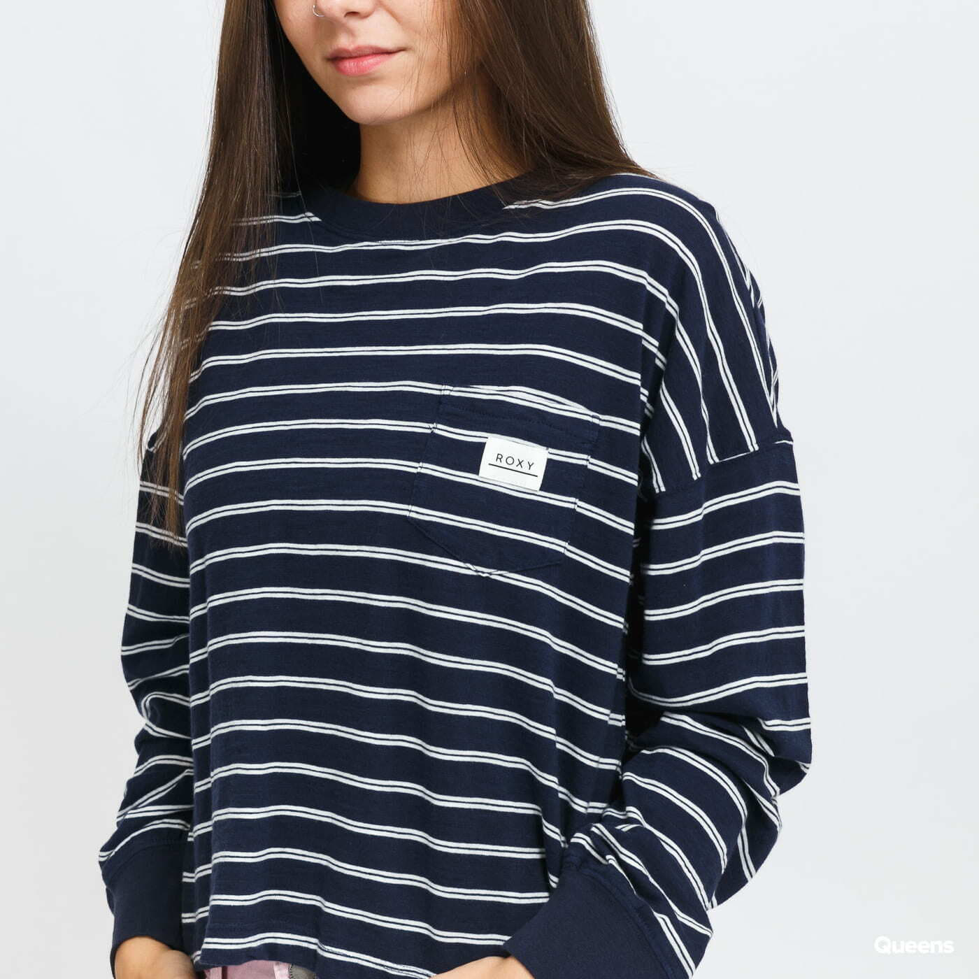 T-shirts Roxy W Just Like That Navy/ White