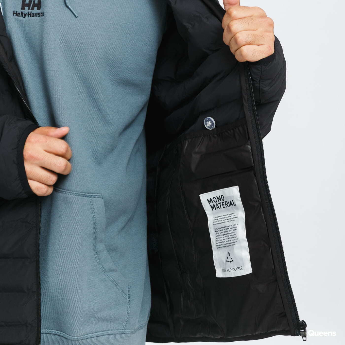 Jackets Helly Hansen Mono Material Hooded Insulator Black