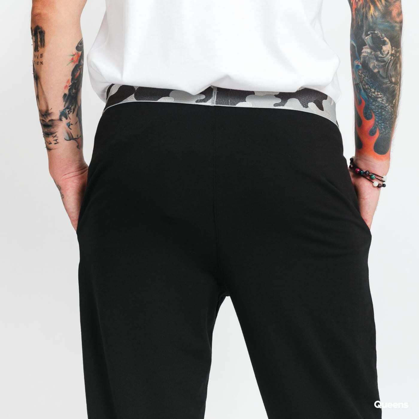 Jogginghosen Calvin Klein Galvanize Lounge Jogger Black/ Camo Grey