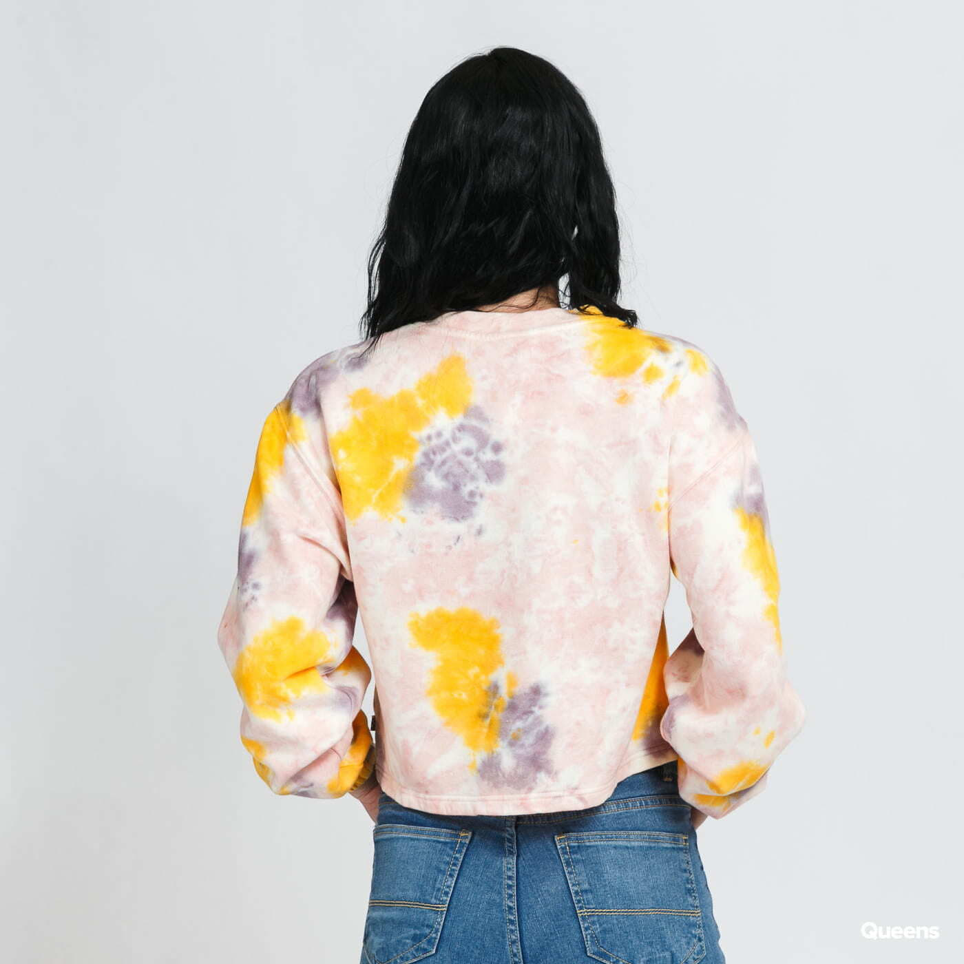 Hoodies and sweatshirts  Vans WM Grunge Wash Crop multicolor