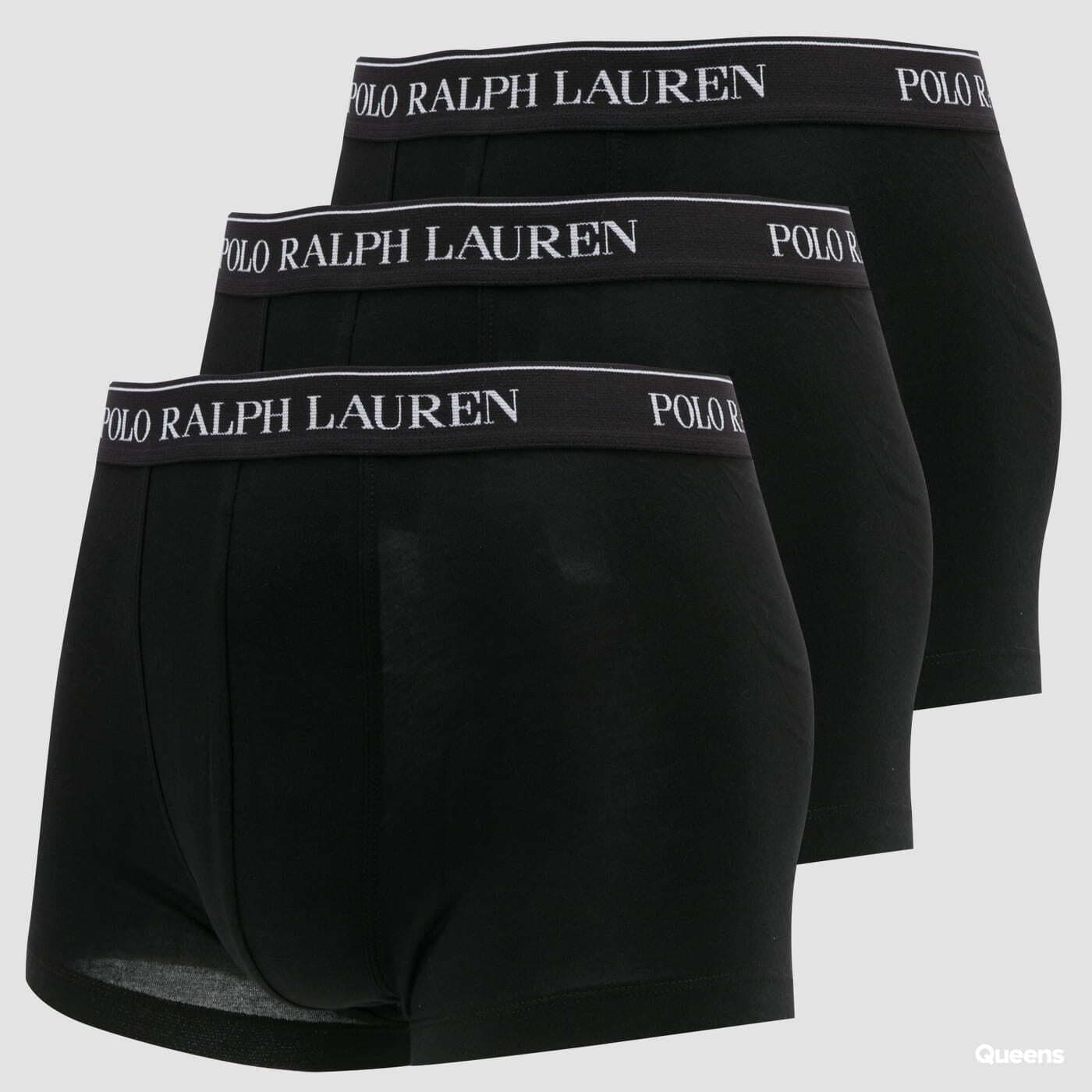 Boxerky Polo Ralph Lauren 3-Pack Stretch Cotton Classic Trunks černé