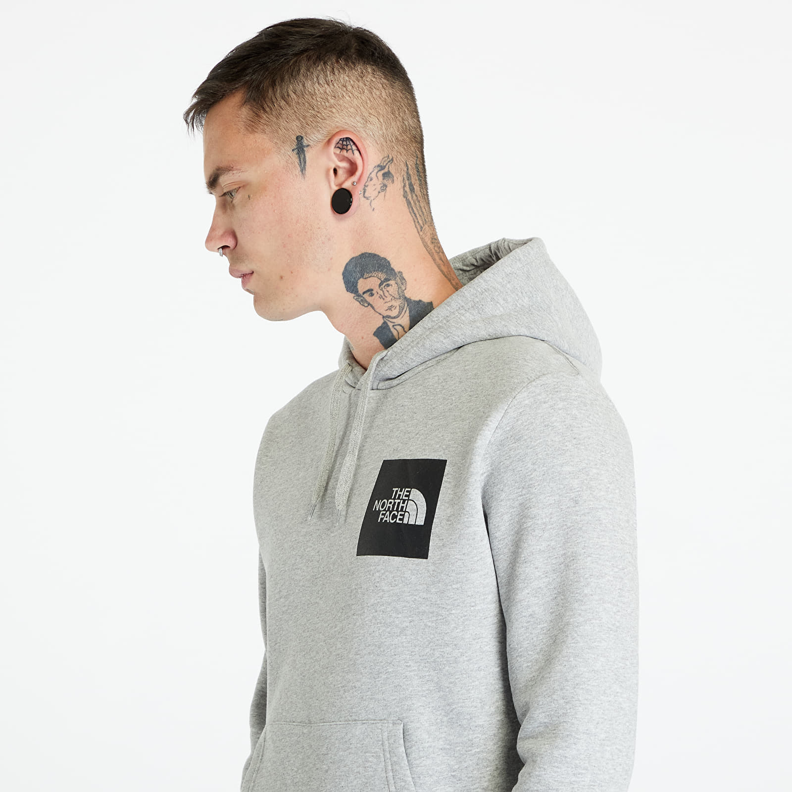 Hoodies and sweatshirts The North Face M Fine Hoodie TNF Light Grey Heather Queens