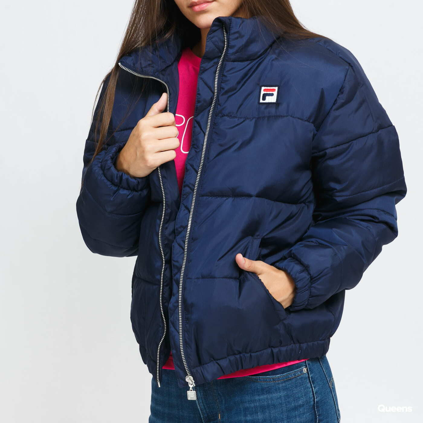 Chaquetas Fila W Chaylse Thin Puff Jacket navy