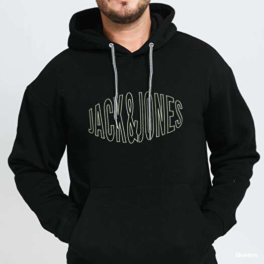 Hoodies and sweatshirts Jack Jones Jorworld O Sweat Hood Black Queens