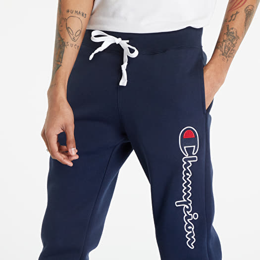 Jogger Pants Champion Organic Cotton Rib Cuff Pants navy | Queens