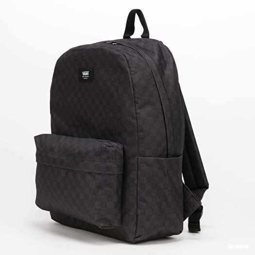 Backpacks Vans Old Skool Check Backpack Black/ Charcoal Queens