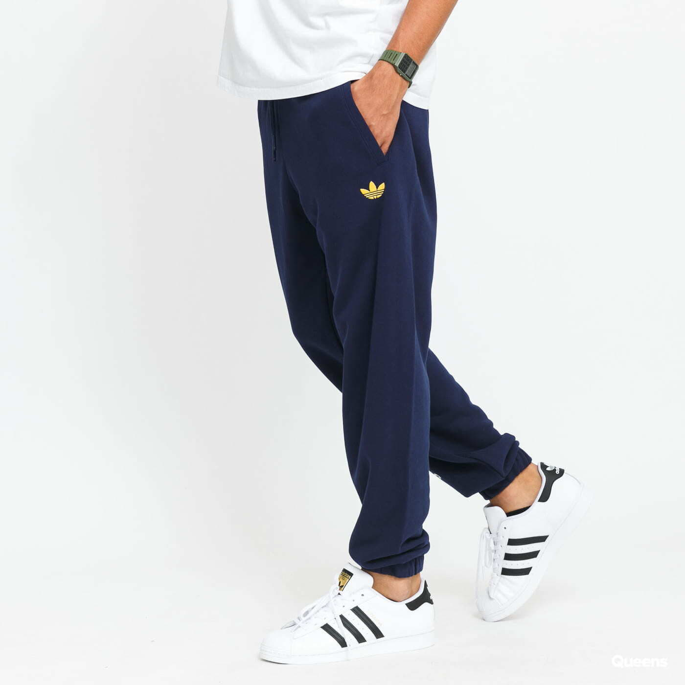 Sweatpants adidas Originals Script Pant navy Queens