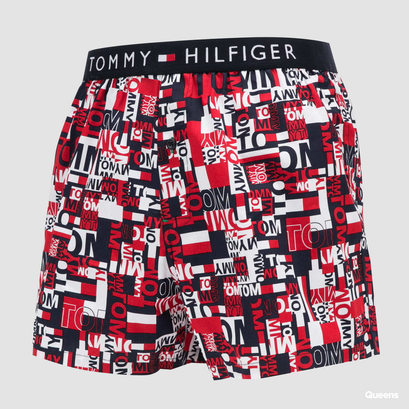 Boxershorts Tommy Hilfiger Woven Boxer Print Navy/ Red/ White