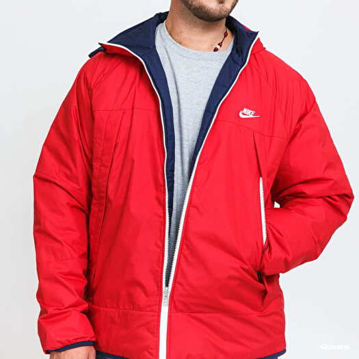 Jackets Nike Sportswear Therma FIT Repel Legacy Reversible Jacket Red Navy Queens