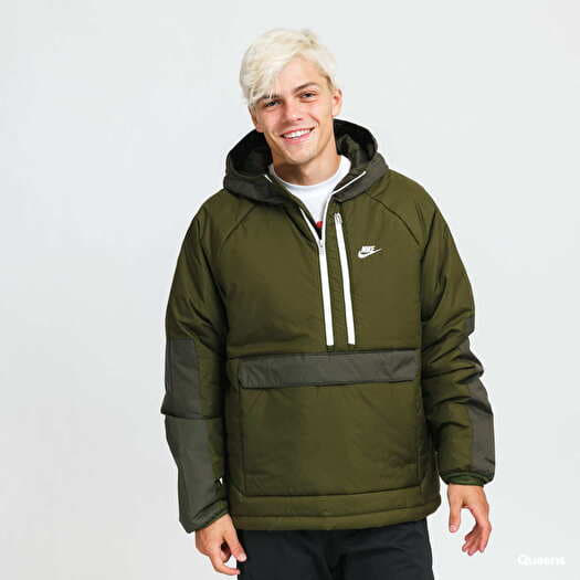Jackets Nike Sportswear Therma FIT Repel Legacy Hoody Anorak Green Queens