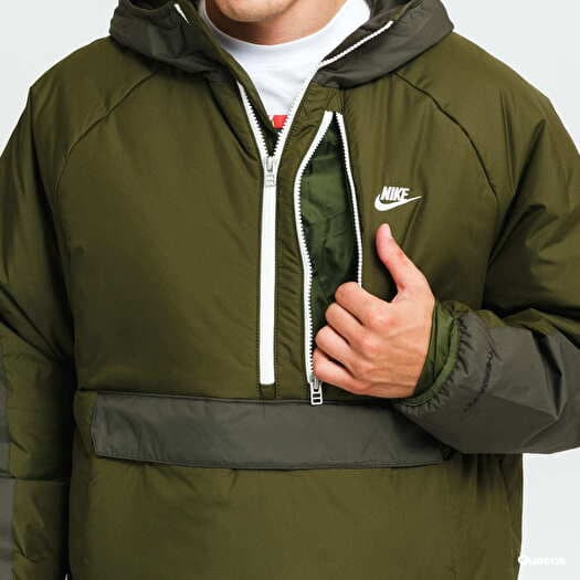 Jackets Nike Sportswear Therma FIT Repel Legacy Hoody Anorak Green Queens