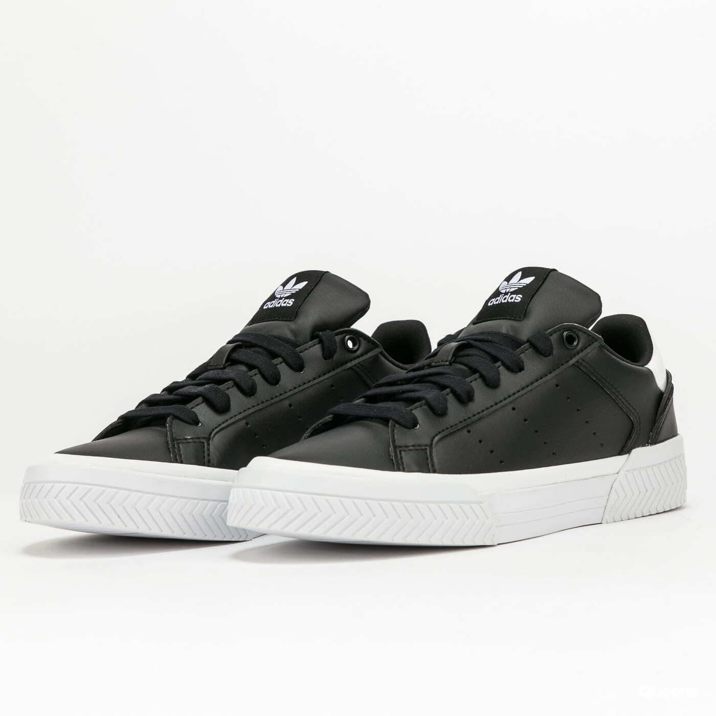 Adidas court vantage core black shop