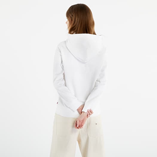 Levi white hoodie women's clearance