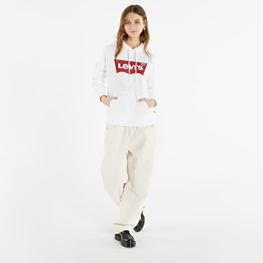 Levi white women's sweatshirt top