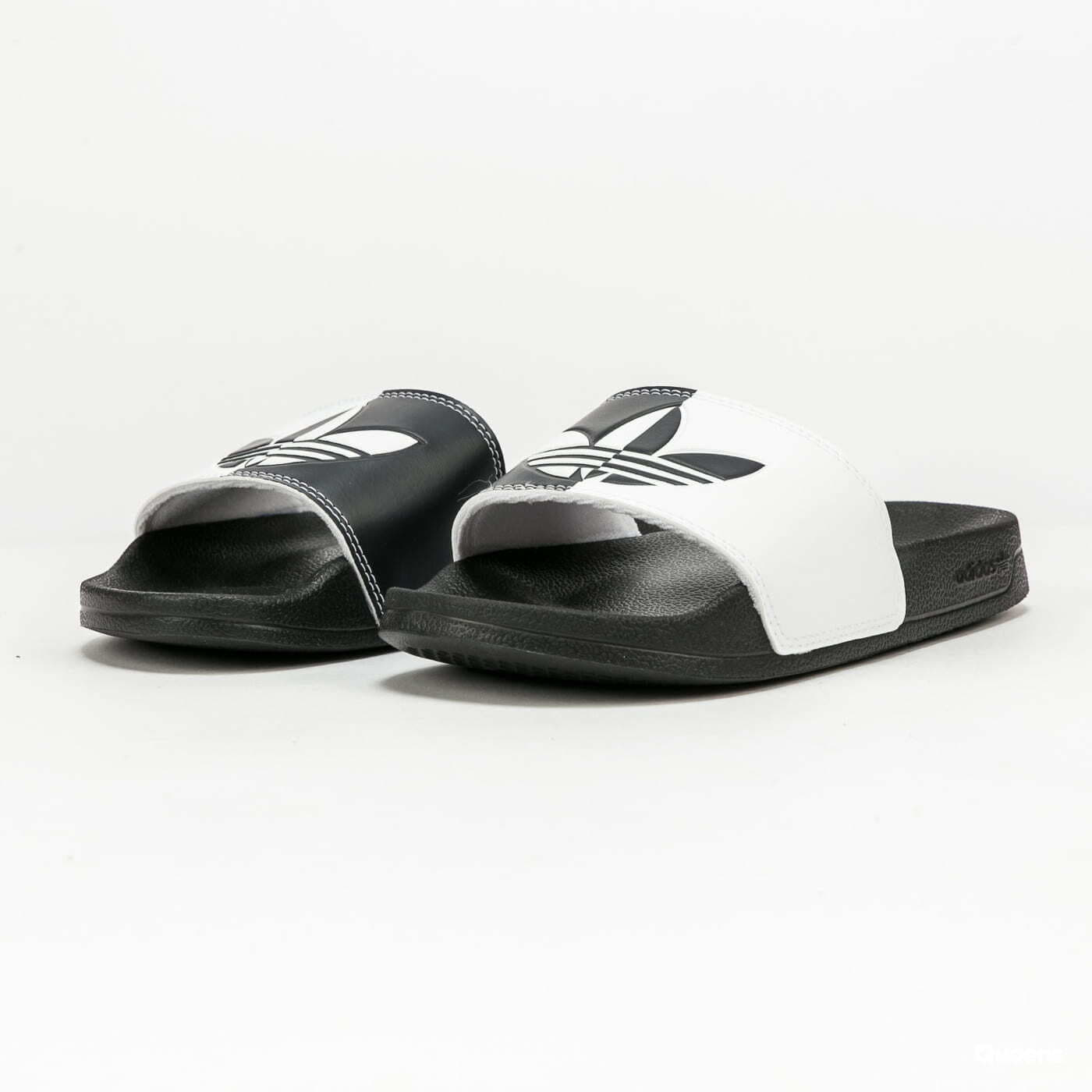Summer shoes sneakers and flip flops adidas Originals Adilette Lite W FtwWhite Core Black FtwWhite Queens