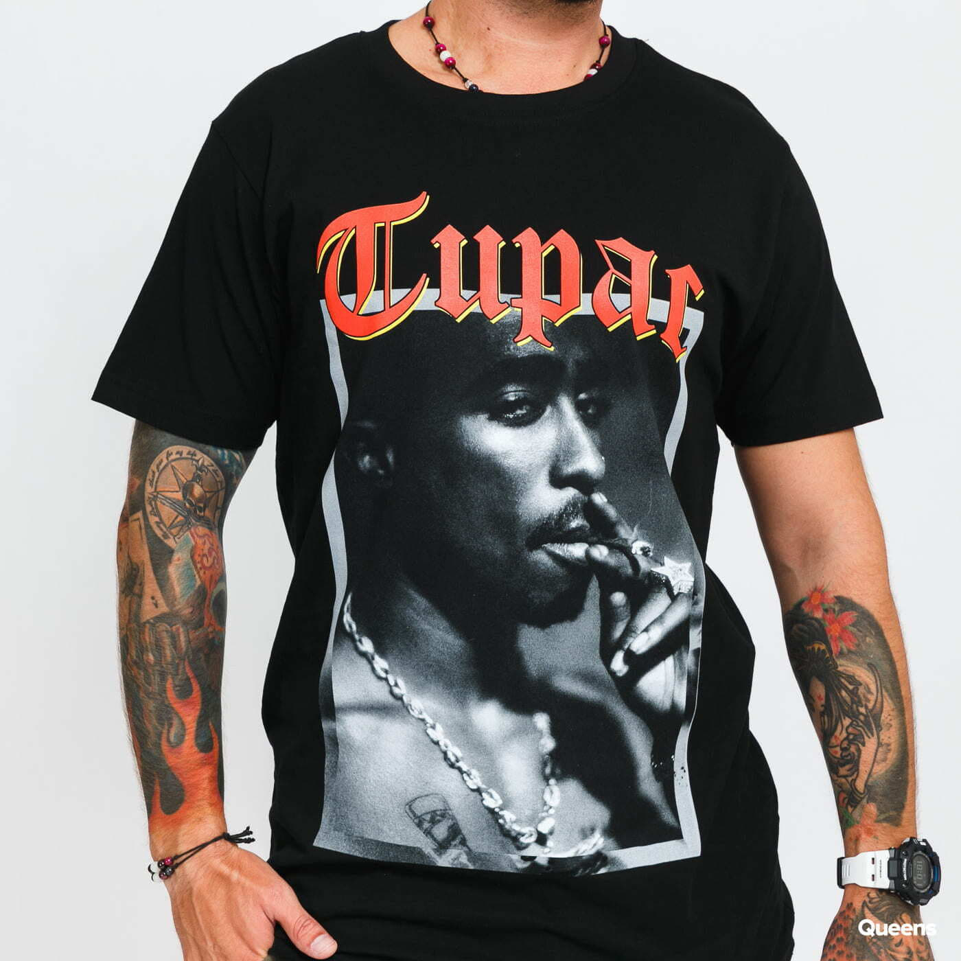 T-shirts Urban Classics Tupac California Love Tee Black