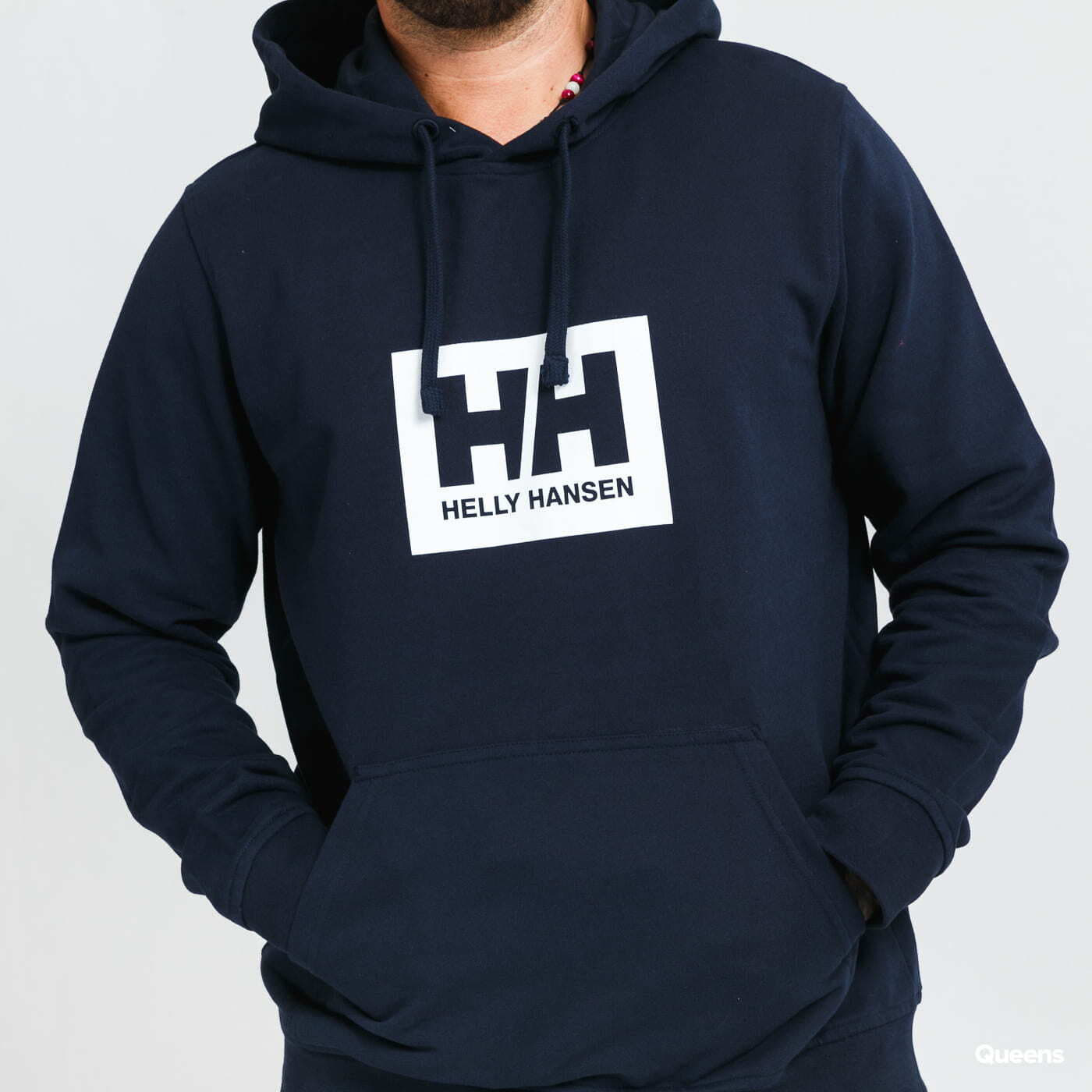 Mikiny Helly Hansen Box Hoodie Navy