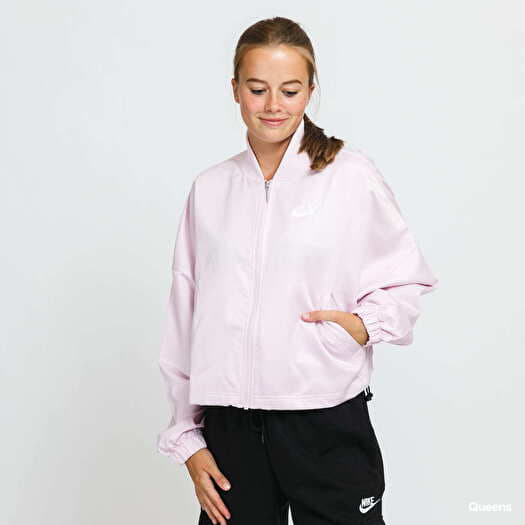 Nike woven jacket yellow pink deals