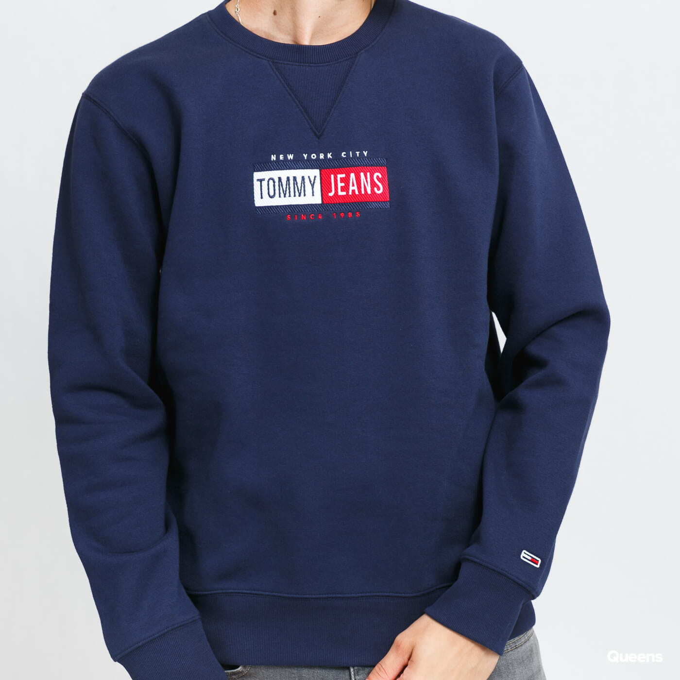 Sweatshirts und Pullover TOMMY JEANS M Timeless Crew Navy