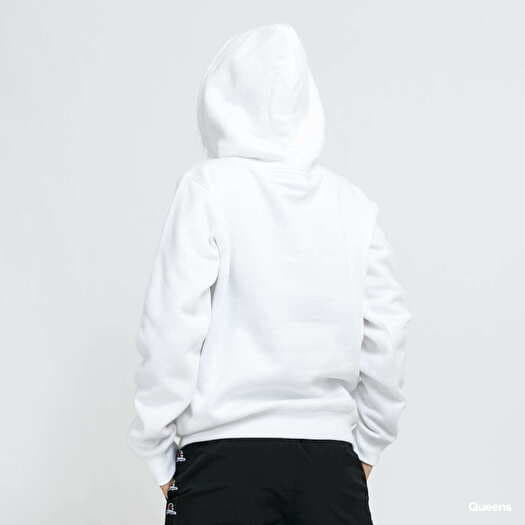White cotton hoodies top