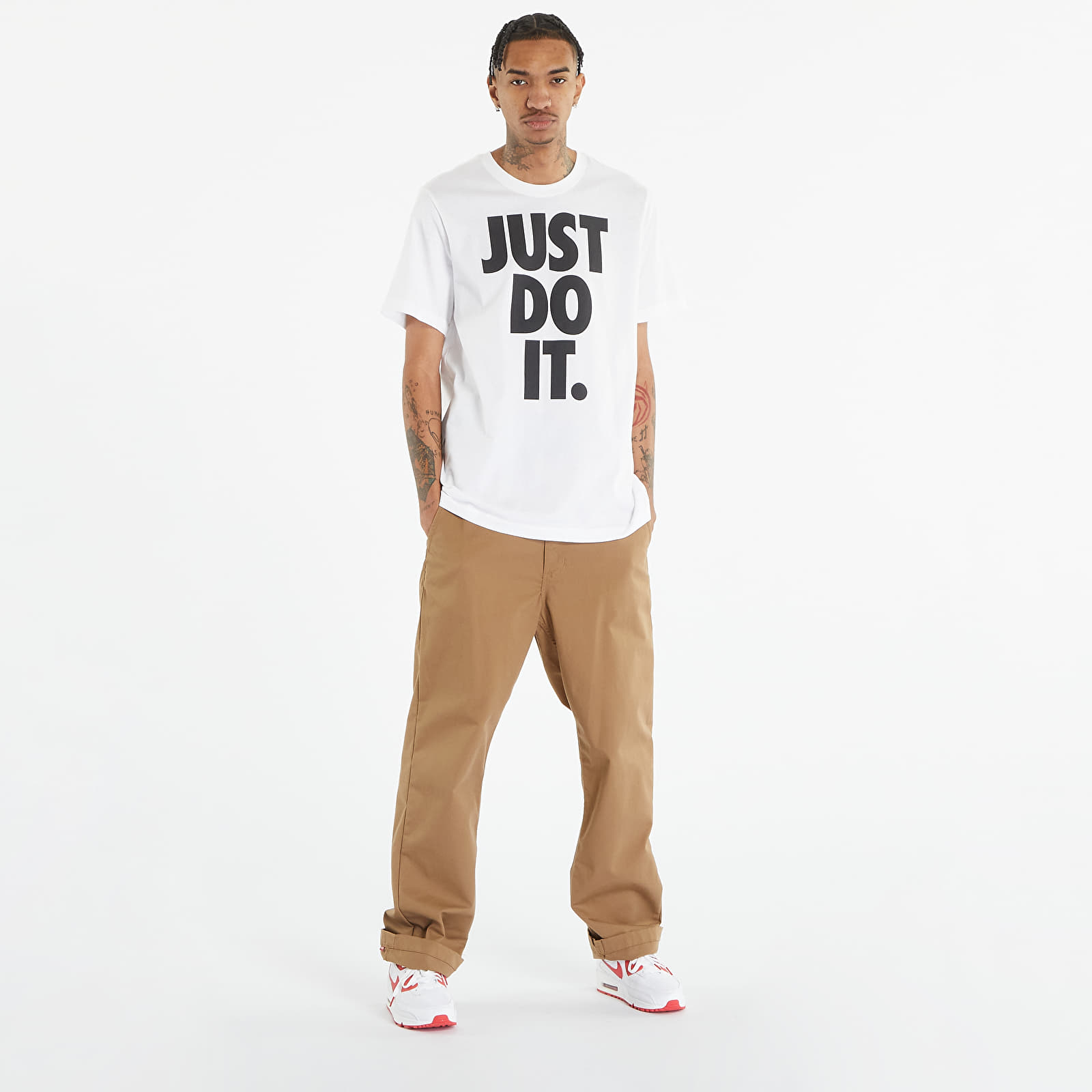 T shirts Nike Sportswear Just Do It Tee White Queens