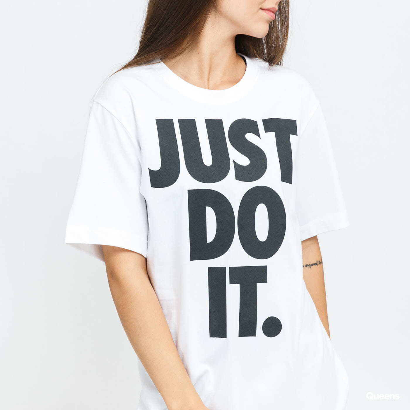 T shirts Nike Sportswear Just Do It Tee White Queens