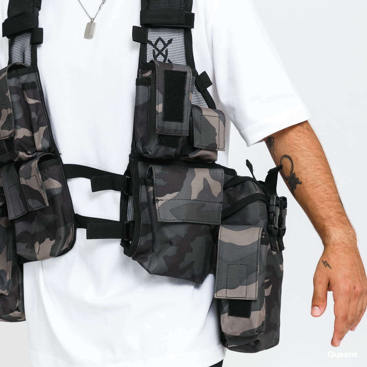 Vesty Urban Classics Tactical Vest Camo Grey