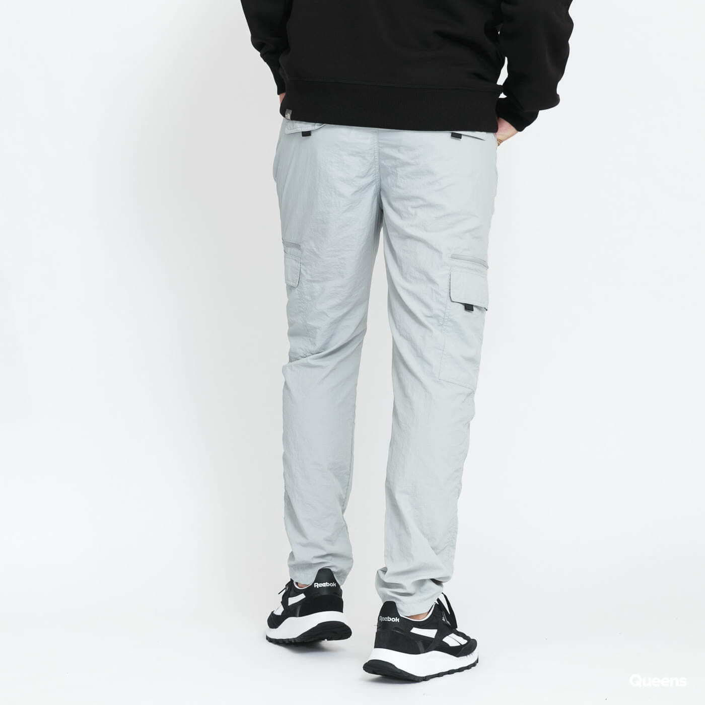 Cargo kalhoty Urban Classics Adjustable Nylon Cargo Pants Grey