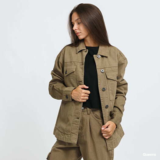Ladies khaki shirt shop jacket