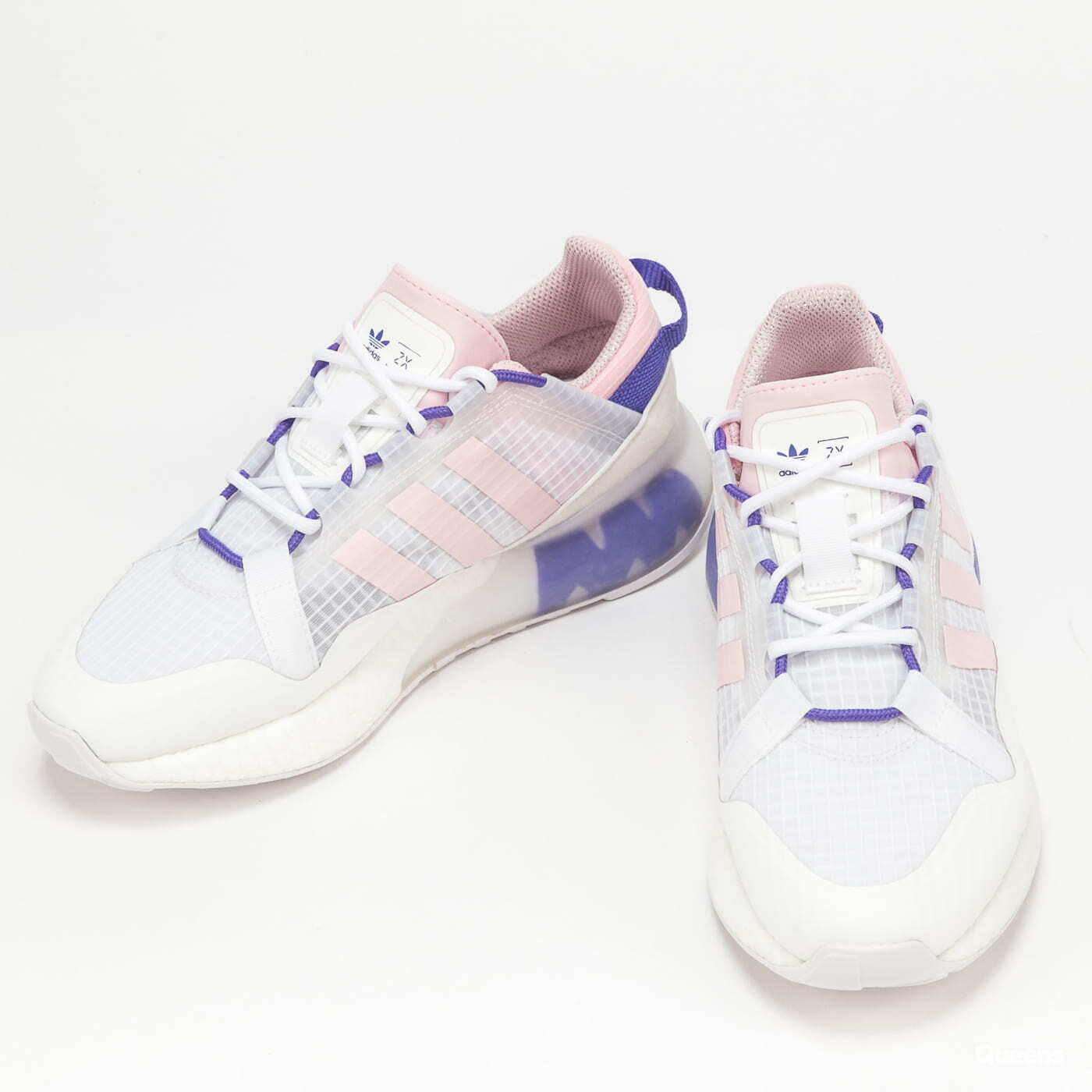Women's sneakers and shoes adidas Originals ZX 2K Boost Pure W FtwWhite/  Clpink/ Purple | Queens