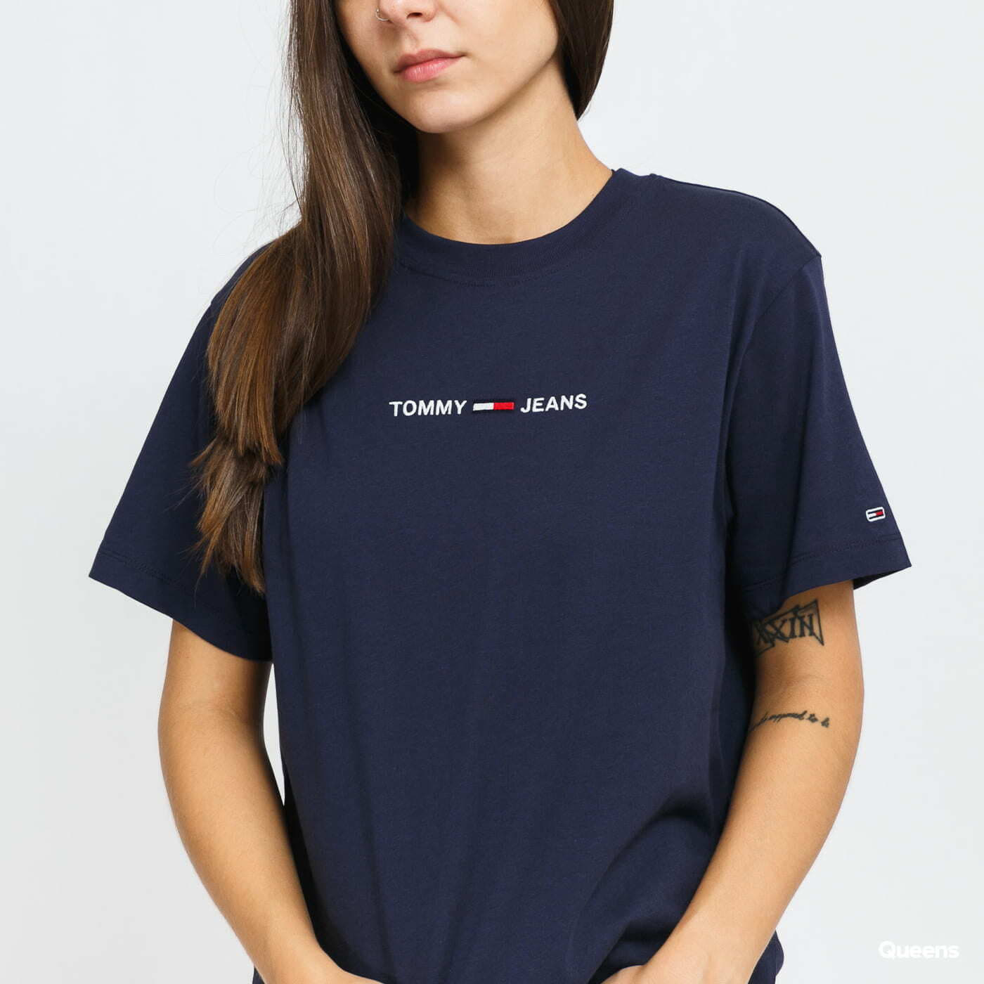 Tommy jeans navy t shirt store