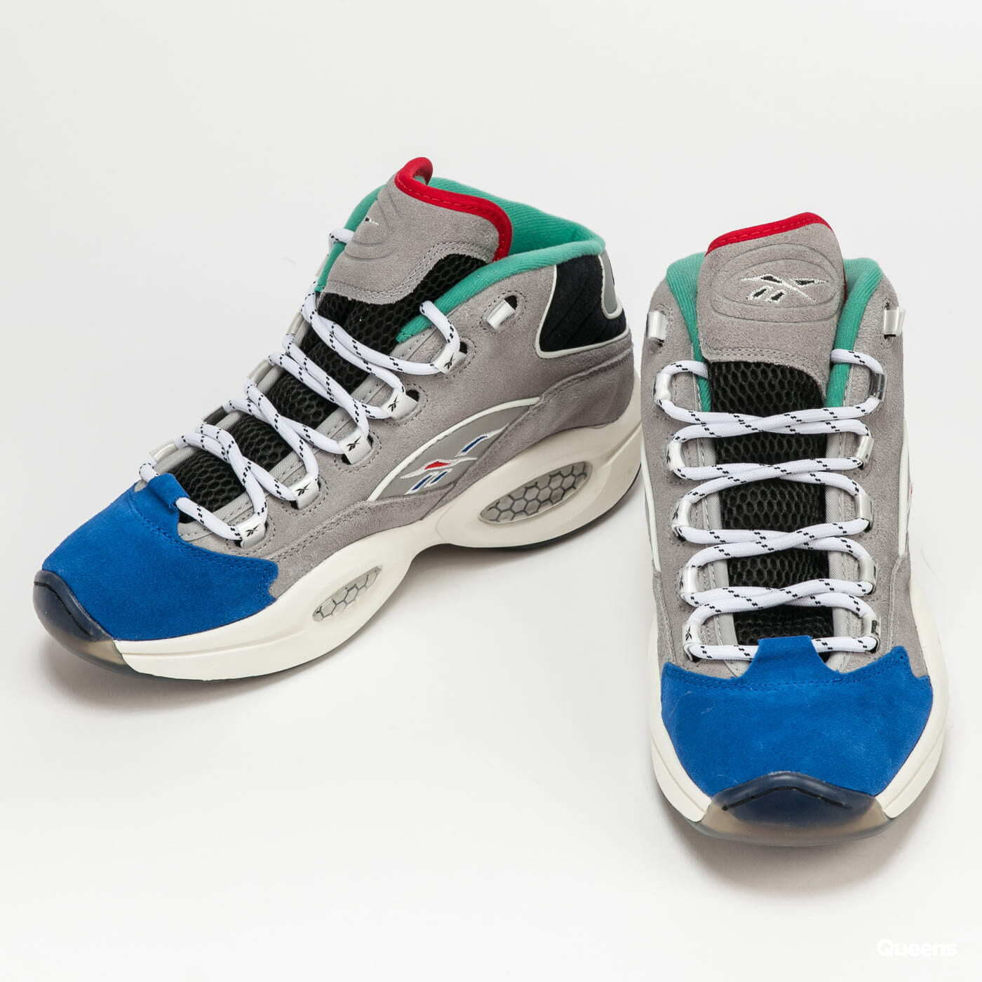 Men's sneakers and shoes Reebok Question Mid MgsOGr/ Vecblu/ Black