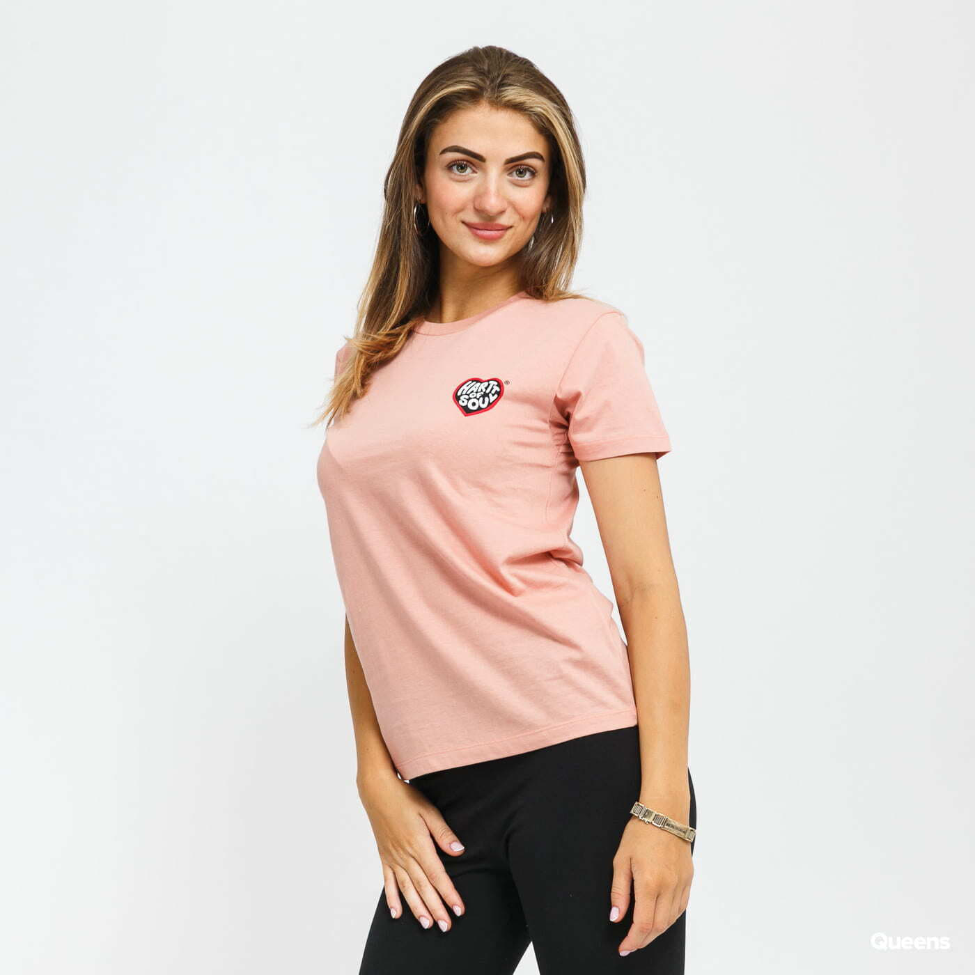 T-shirts Carhartt WIP W' S/S Hartt Of Soul Tee Pink