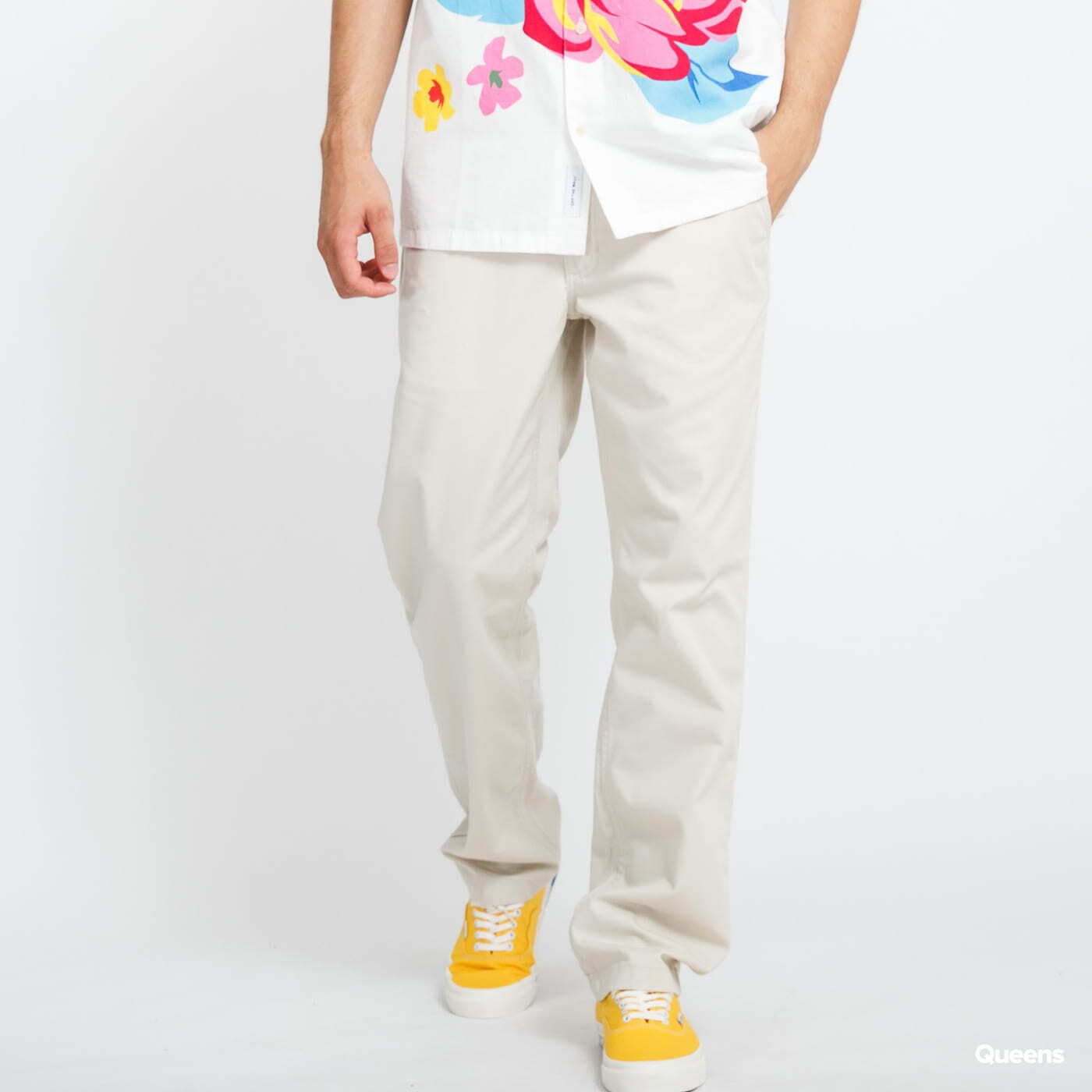 Nohavice Vans MN Authentic Chino Relaxed Trousers Beige