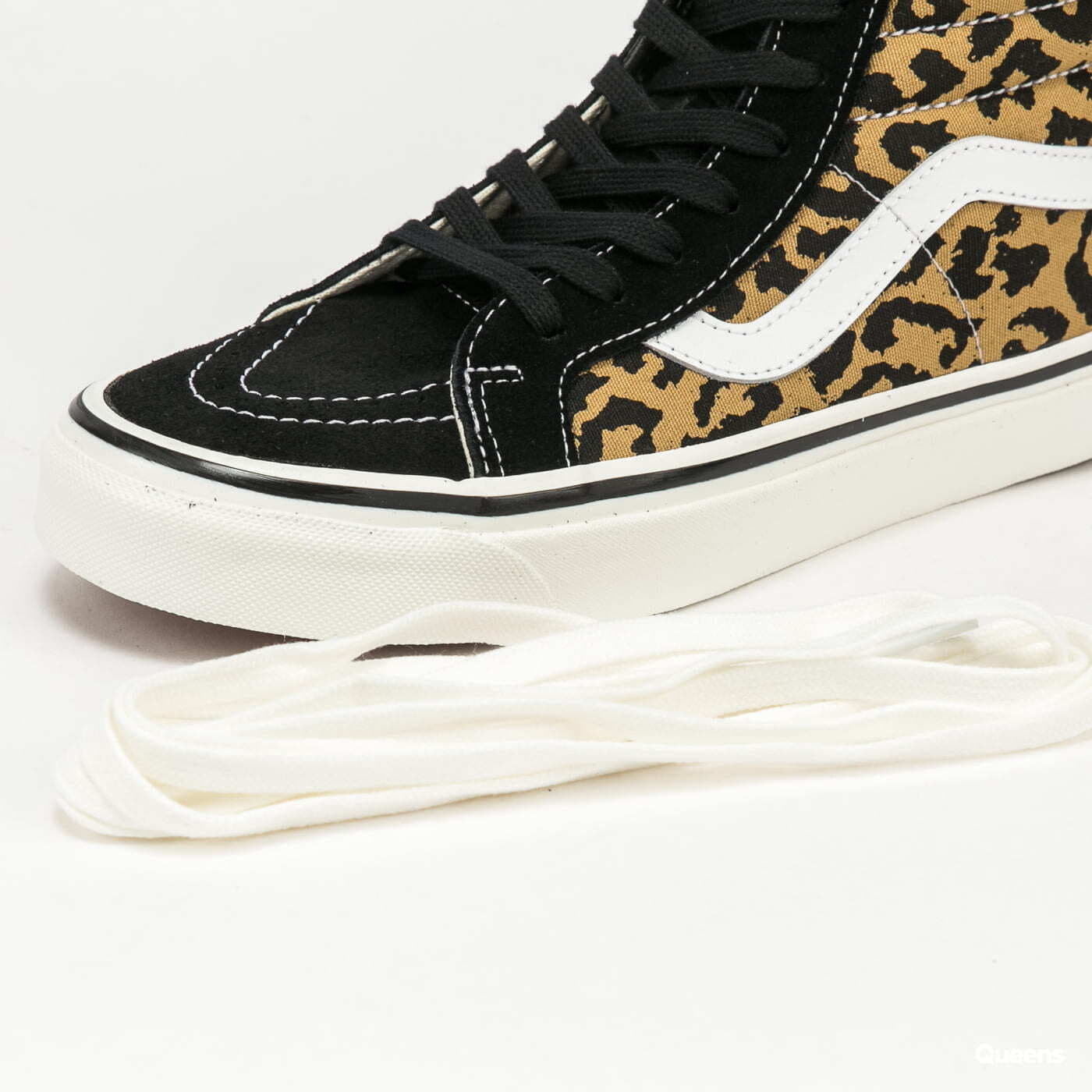 Sneakers og sko til kvinder Vans SK8 - Hi 38 DX Black/ Tan Leopard