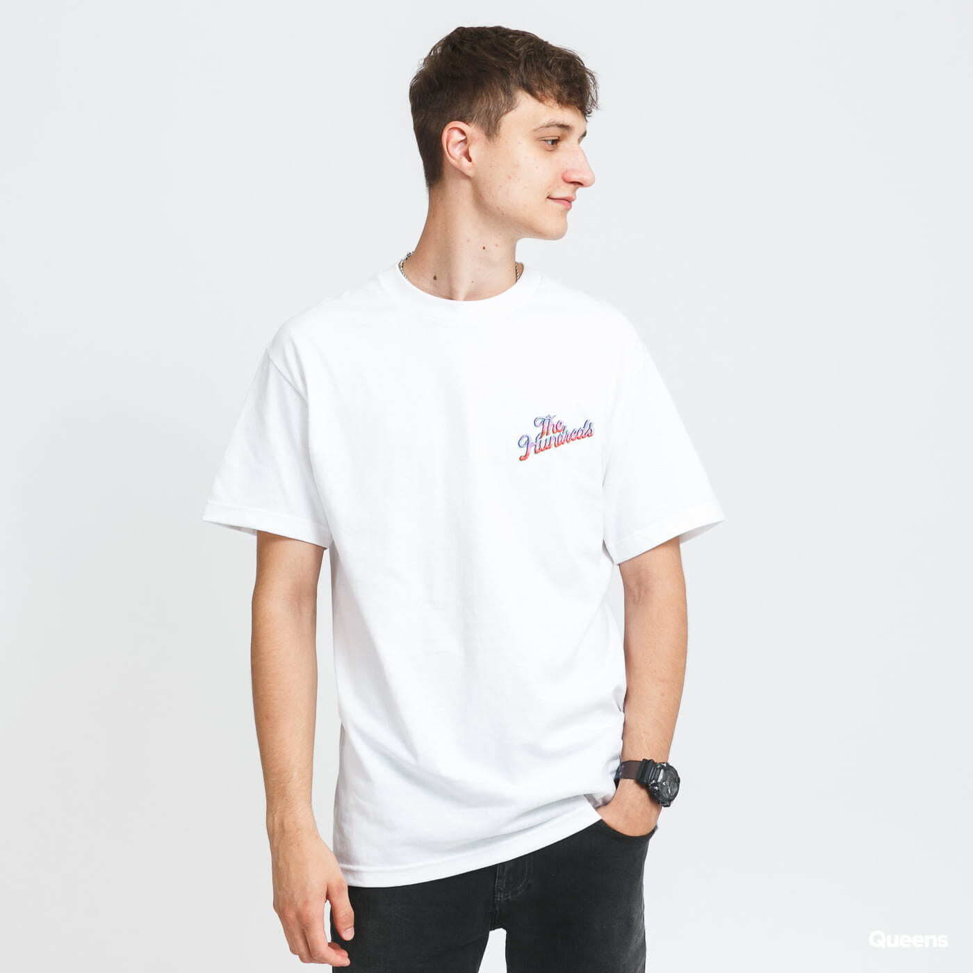 Tričká The Hundreds Wild Slant Tee White