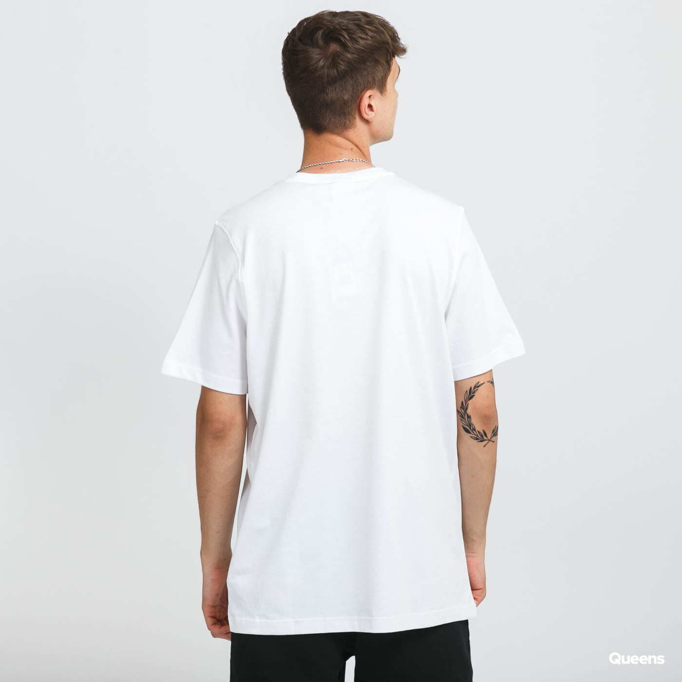 T Shirts adidas Originals Trefoil T Shirt White Queens