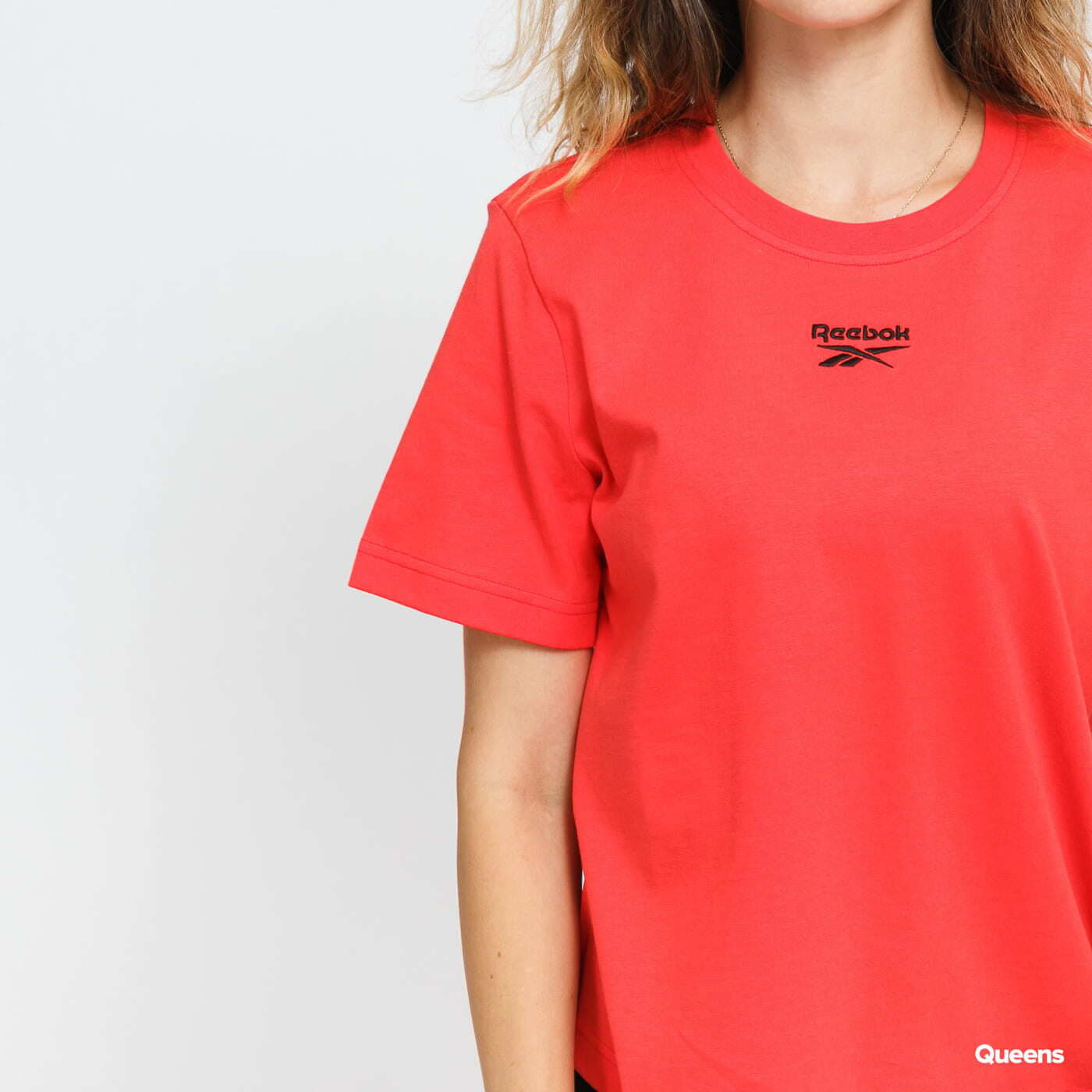 T-shirts Reebok CL F Small Logo Tee Red