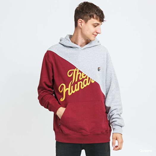 Sweatshirts The Hundreds Reflex Pullover Wine Melange Grey Queens