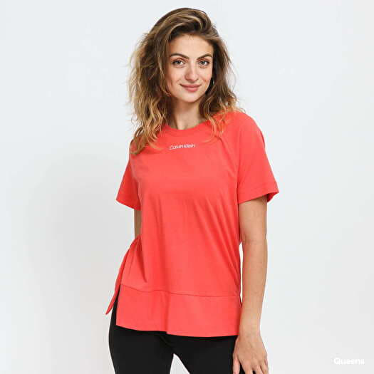 Calvin klein red t shirt womens online