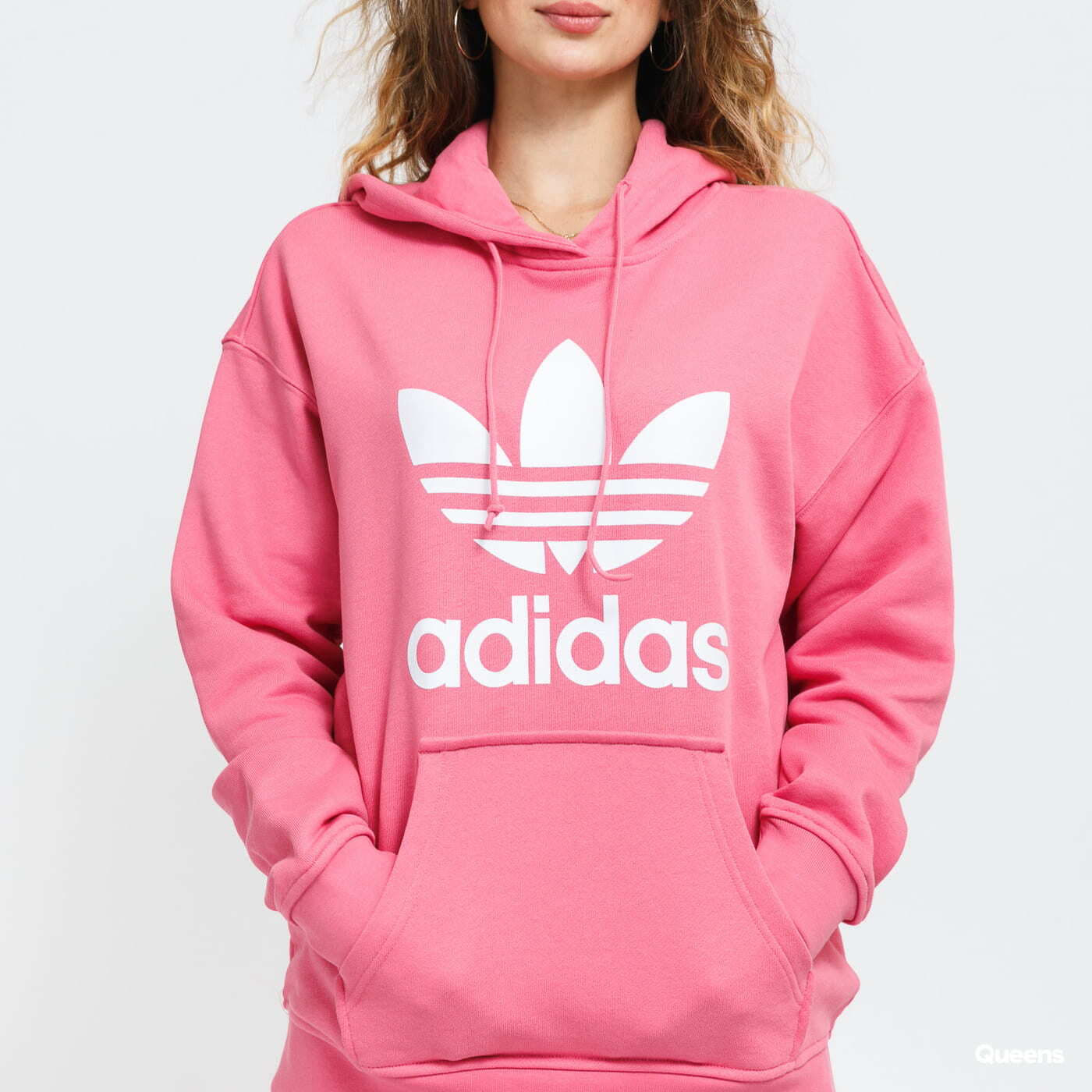 Elevator Vejfremstillingsproces Besiddelse Hoodies and sweatshirts adidas Originals Trefoil Hoodie Pink | Queens