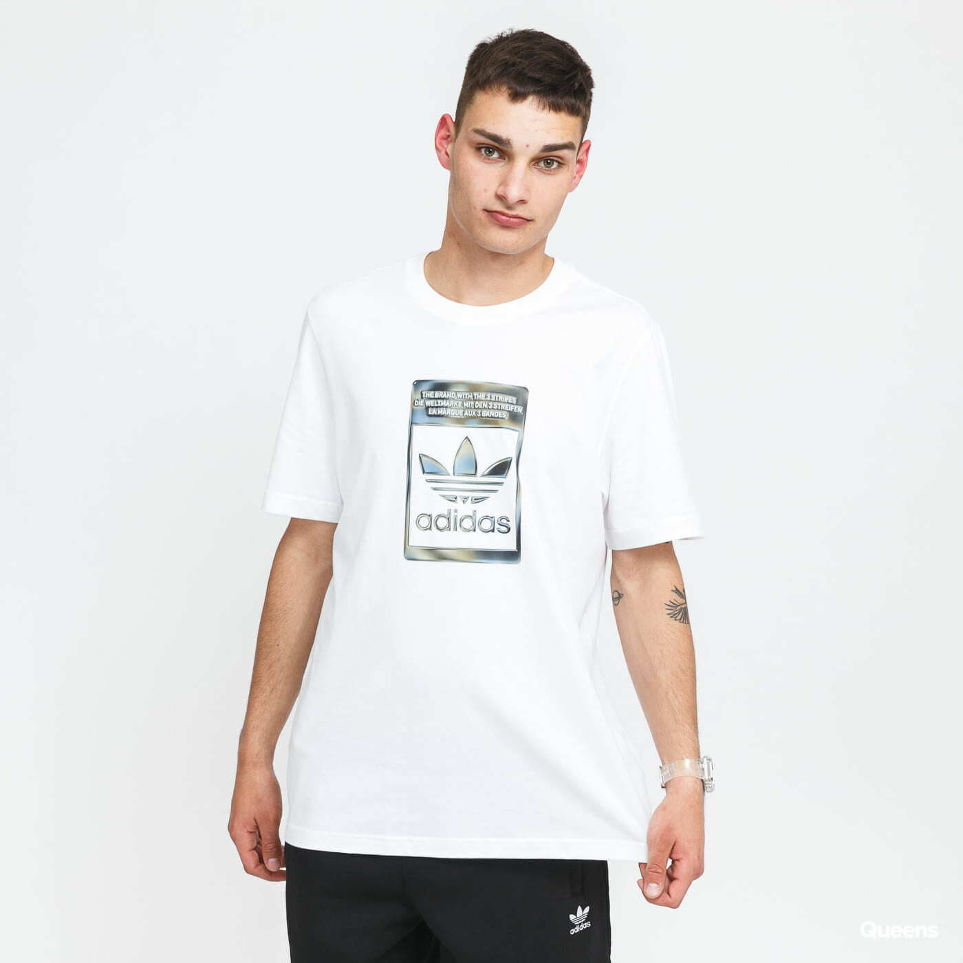 T shirt hotsell adidas bande