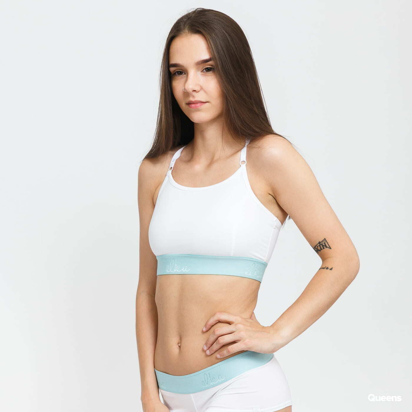 Podprsenky Elka Dámská Podprsenka White/ Light Blue