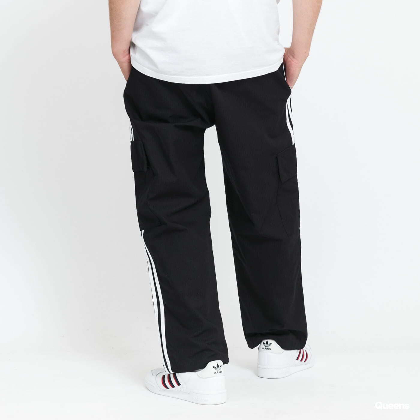 Pantalons cargo adidas Originals 3-Stripes Cargo Pants Black