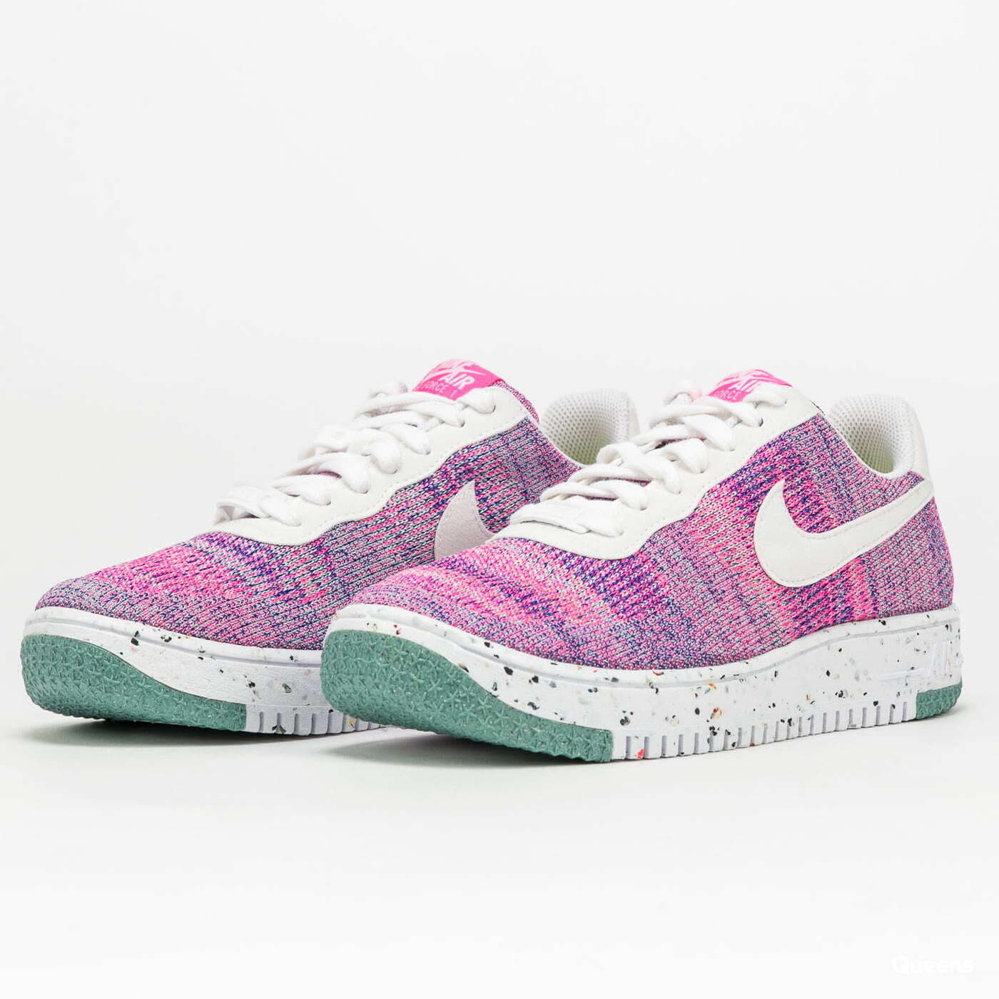 Women s shoes Nike W Air Force 1 Crater Flyknit Fuchsia Glow